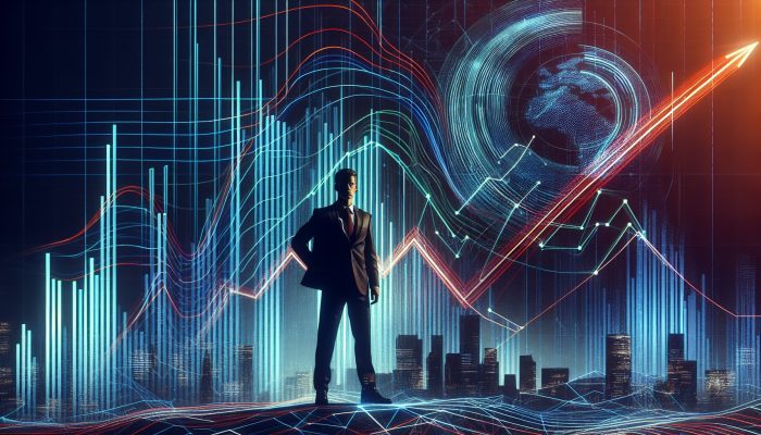 Debt Consolidation Loan Regulations in 2025: A Comprehensive Guide | DCL A person confidently stands before a chart illustrating debt consolidation into a single, downward-trending line in 2025.