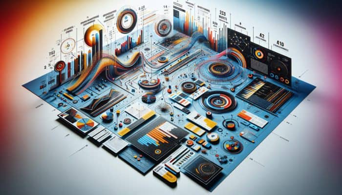 A vibrant infographic with bold graphics and concise data, designed for easy sharing and engagement.