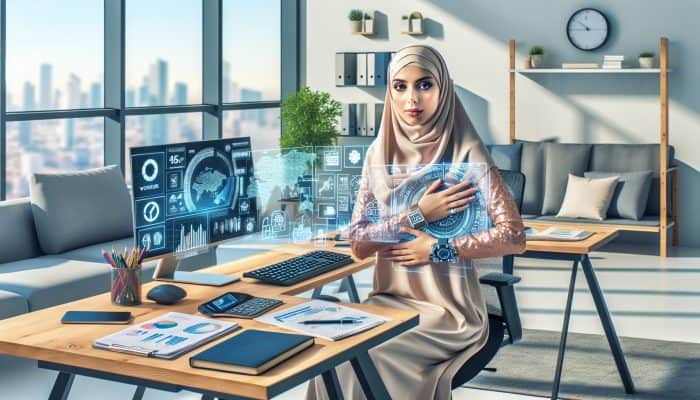 Understanding the Impact of Remote Work on Debt Consolidation: UK Insights | DCL A person in a modern home office with new tech and ergonomic furniture, parked car in background showing reduced commuting costs.