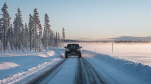 Winter Driving in Lapland