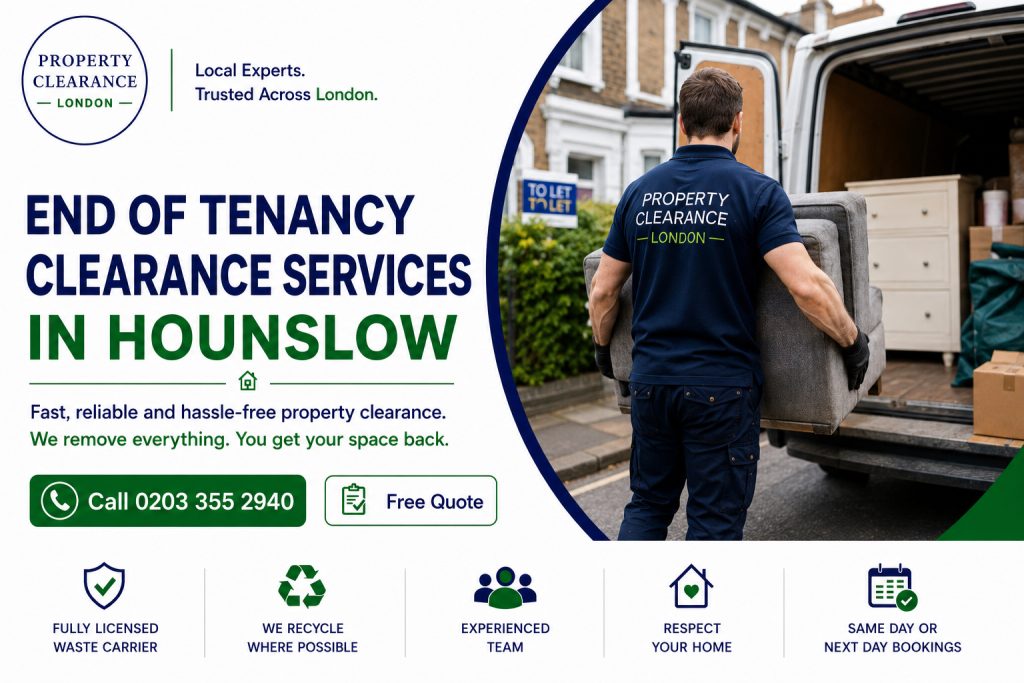 End of Tenancy Clearance Services in Hounslow Available Now