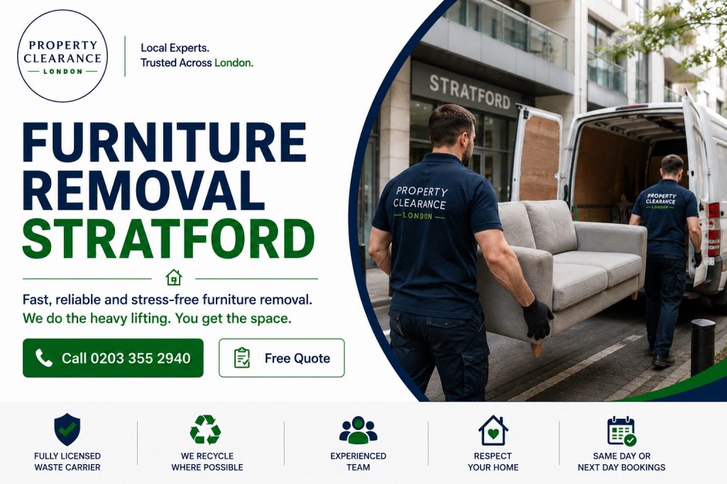 Furniture Removal Services in Stratford: Get Your Quotes Now